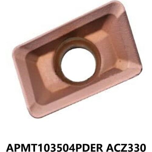 10pcs APMT103504 APMT103504PDER ACZ330 APMT 103504 Turning Tool Lathe Cutter APMT1035 Carbide Inserts CNC Cutting 100% Original