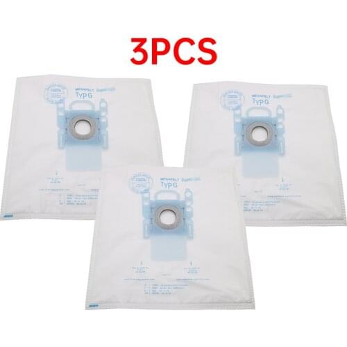 3 pack vacuum cleaner dust bag replacement for Bosch Microfibre Type G GXXL GXL MegaAir SuperTex BBZ41FGXXL