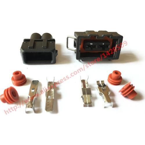 5 Set 2 Pin Female Male Kit Sound Horn Connector Wire Harness Auto Connector Molex 357 972 762