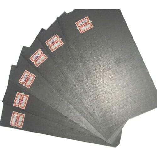 5pcs 99.99% Pure Graphite Electrode Rectangle Plate Sheet Set Kit 50*40*3mm Kit Mould DIY Industrial Supplies