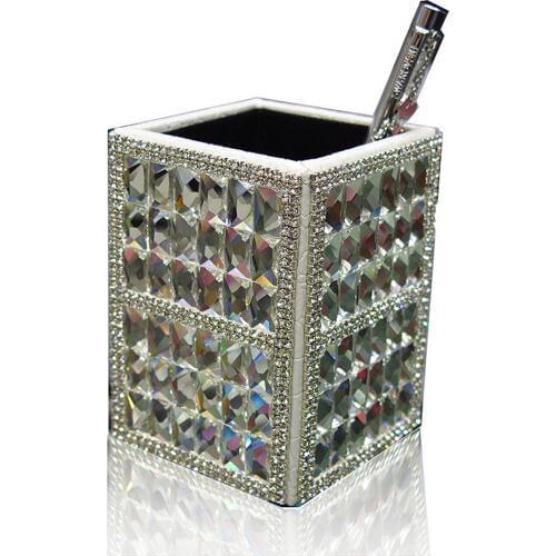 Interior Car Accessories Stowing Tidying Boxes Customized Bling Handmade Storage Box for DIY