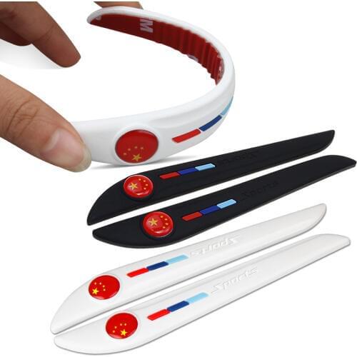 Car Rear View Mirror Crash Proof Strip Car Door Crash Proof Stip Car Styling For Toyota corolla rav4 camry prius hilux avensis