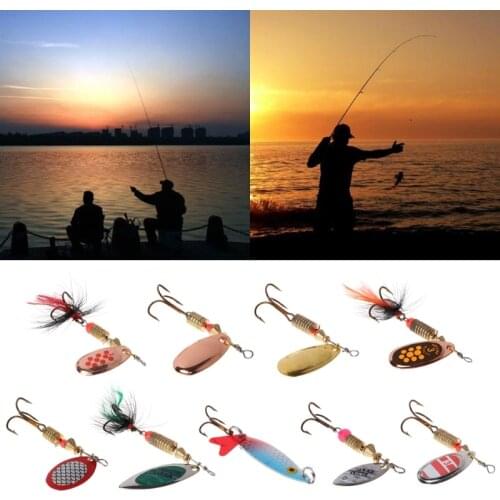 Fishing Sequin Spinner Lure Paillette Spoon Crankbait Swimbait Hook Accessories F2TC