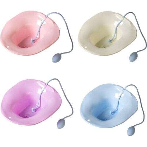 Sitz Bath for Toilet Seat Large capacity Postpartum Care Basin Portable Basin for Hemorrhoids for Cleanse