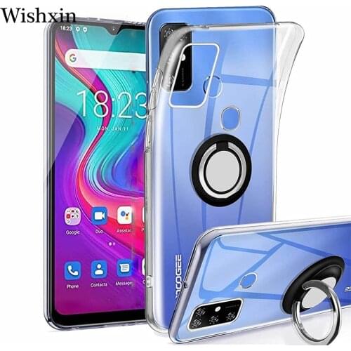 360 Degree Rotating Holder Kickstand Soft TPU Shockproof Case For Doogee X96 Pro S95 S96 S97 X95 N20 Y9 Plus