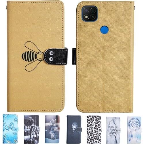 Flip Case For Xiaomi Redmi 9C Case Cute Patterned Phone Case On Redmi 9C 9 C NFC Case Bumper Funda Redmi9C ksiomi Cover Coque