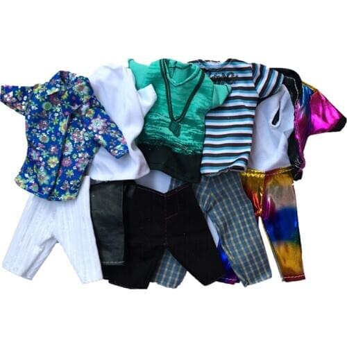 Color Random Royal Dress Clothes Suit Sportswear Two-piece Pants Shirt K8F1 Suit Boys Tops A3T3