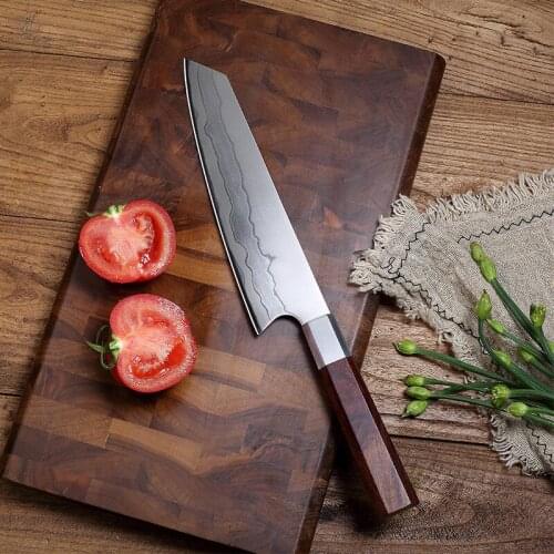 8-inch Damascus Steel Japanese Chef Knife Western-style Kitchen Knife VG10 Steel Chef Meat Cleaver knife Kitchen Tools
