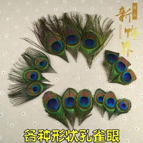 Arts DIY Apparel Sewing Feather Long 2.5-4CM Natural Peacock Blue Small Feathers Wedding Flower Accessories Feather 20pc/lot