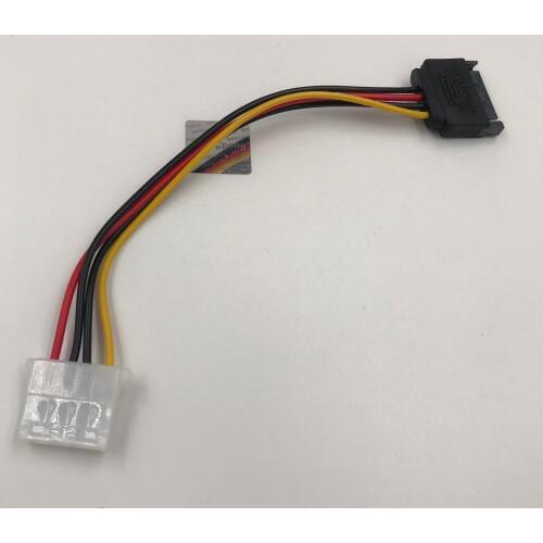 2 Pieces SATA to IDE Power Cable 15Pin Female to Molex IDE 4pin Male Adapter Power Supply Hard Drive Data Cable High Quality