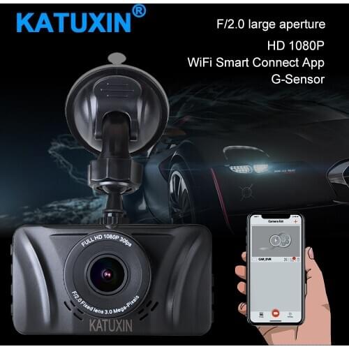 KATUXIN R801 HD WIFI Car Dash Cam DVR Camera 3 Inch Screen Night Vision Sony IMX 323 Camera Recorder