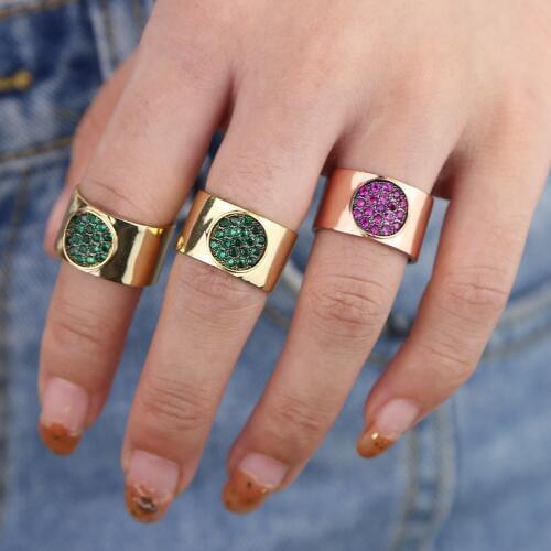 Ring Open Cuff wide band toe cuff rings size can adjustable fashion simple women finger jewelry