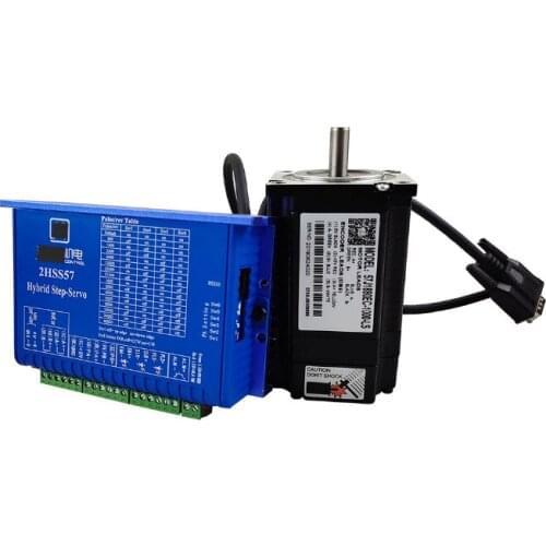 57J1880EC-1000+2HSS57 Closed-loop Step Motor Kit 2.2N.m Nema 23 Hybird Closed Loop Motor And Driver WWith 3M Encoder Line