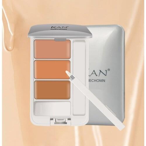 3 Colors Concealer Cream Beauty Face Makeup Contour Palette Waterproof Full Coverage Moisturizing Repairing Clear Smooth Makeup
