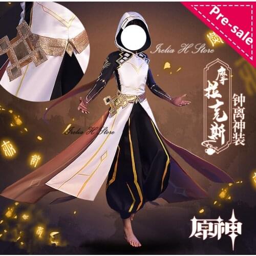 Irelia H Store Pre-sale Morax Genshin Impact Cosplay Zhongli Cosplay Costume Halloween Costumes