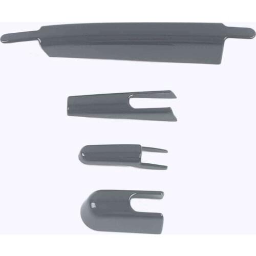 For Toyota Highlander 2021 2022 ABS Black/Chrome Rear Window Wiper Cover Trim Tail Windscreen Glass Wiper Protector Sticker