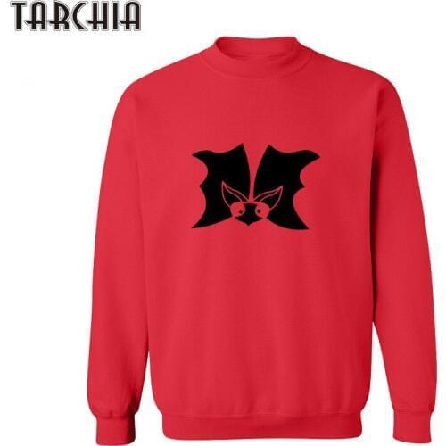 TARCHIA Men Hoodies BAT Printed Hip Hop Men Casual Sweatshirts Male Tracksuits Outwear Men Pullovers Hoodies