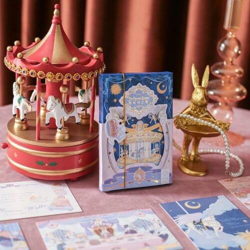 30 Pcs/Set The Rococo Dream Series Postcard Creative Hand-painted illustration Fantasy Birthday Message Greeting Cards