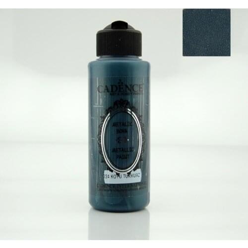 Cadence Metallic Paint 224-Koyu Turquoise 120ml