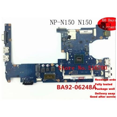 Changing motherboard For Samsung NP-N150 N150 BA92-06248A BA92-06248B Motherboard BA41-01184A Tested