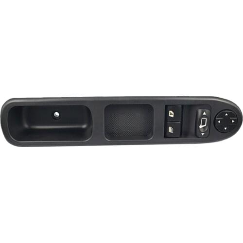 Driver Window Lifter, Mirror Switch Control Unit Replacement for Citroen C3 Picasso Peugeot 207 CC, Replace#6554.QC