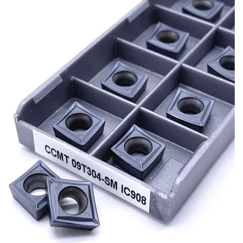 Carbide Insert CCMT09T304 CCMT09T308 SM IC907 IC908 Internal Turning Tool CCMT 09T304 09T308 CNC Lathe Parts Tokarnyy