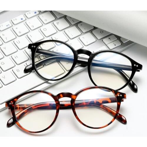 1pc Vintage Retro Round Eye Blue Light Blocking Glasses Frame Women Men Optical Spectacles Frames Eyewear Computer Glasses Frame