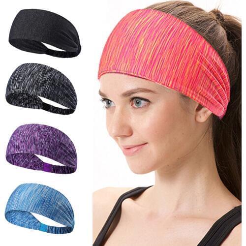 High Elastic Yoga HeadBands Sports Head Sweatband Gym Fitness Headscarf Yoga Running Headband Quick-Dry Pilates Hair Bands Hat