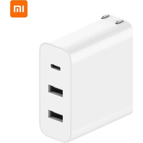 Xiaomi AD653 USB Charger 2A1C 65W 40W 18W Power Adapter With Foldable US Plug Portable Wall Travel Charger 100-240V For Phone
