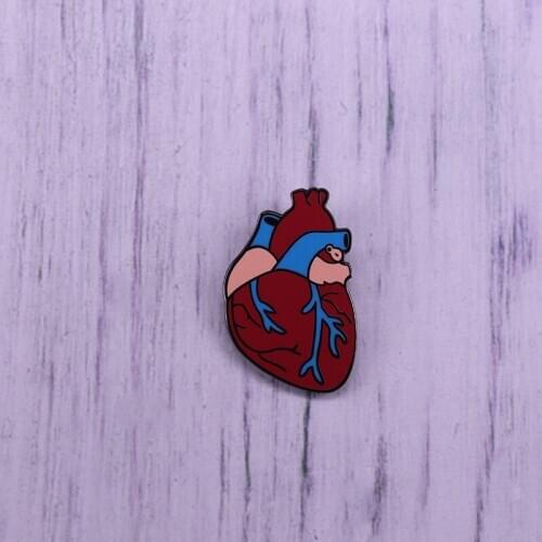 Heart Organ Cartoon Lapel Pin Part Of Inspired Brooch Badge
