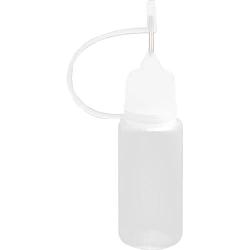 1pcs Needle Tip Bottle Translucent Applicator Bottles Glue Bottles for Painting Makeup tools&Accessories 10ml