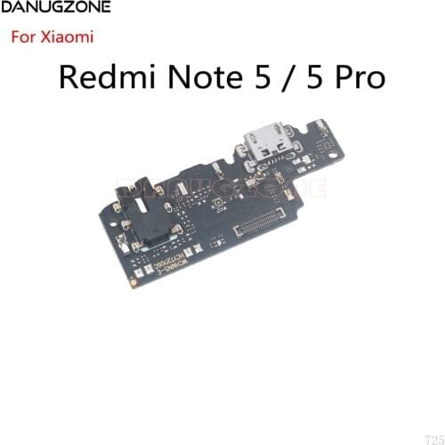 30PCS For Xiaomi Redmi NOTE 5 PRO NOTE5 USB Charge Board Dock Port Plug Connector Charging Flex Cable With Audio Earphone Jack