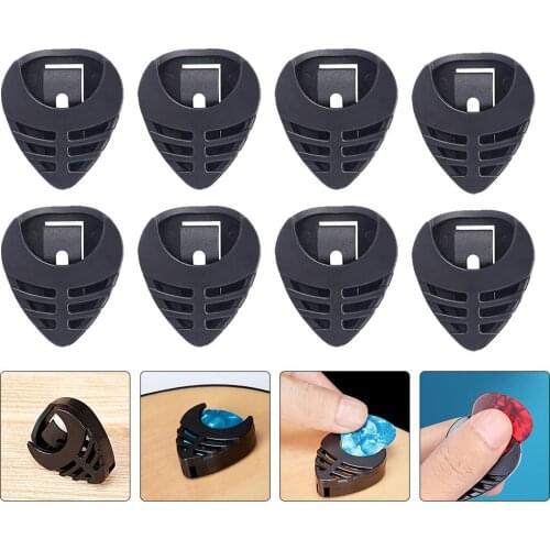 50pcs Guitar Pick Holder Instruments Bass Ukulele Acoustic Guitar Universal Pick Holder Set for Music Lovers Playing Accessories