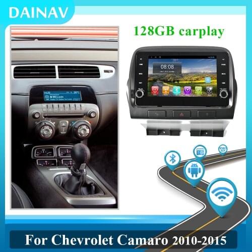 128G 2 Din Stereo Receiver Car GPS Navigation Multimedia DVD player For FOR Chevrolet Camaro LS 2010-2015 Car Audio Radio Stereo