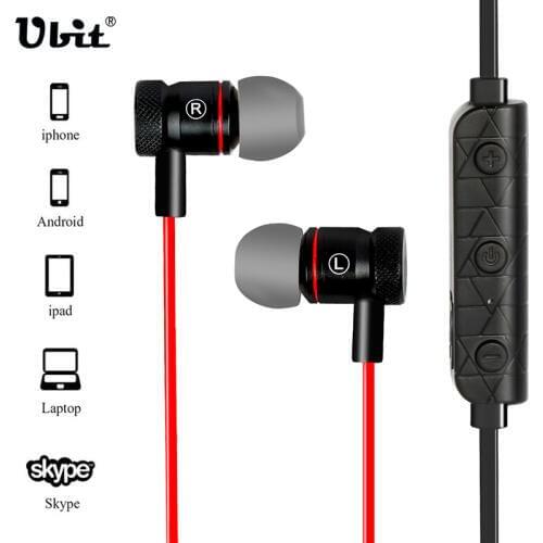 Ubit M9 Smart Bluetooth Earphone Wireless Sport In-Ear Earphones Bluetooth 4.1 Stereo Music Earphones With Microphone Headsfree