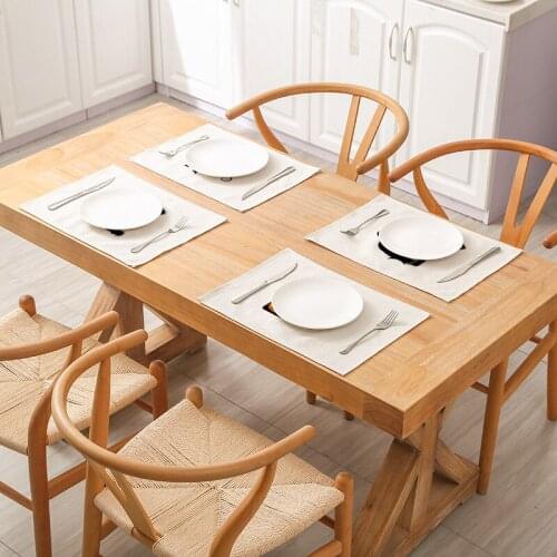 The Letter of Halloween Placemats Fashion Heat Insulation Pads Dinning Table Mat Kitchen Accessories Rectangular Cup Coaster