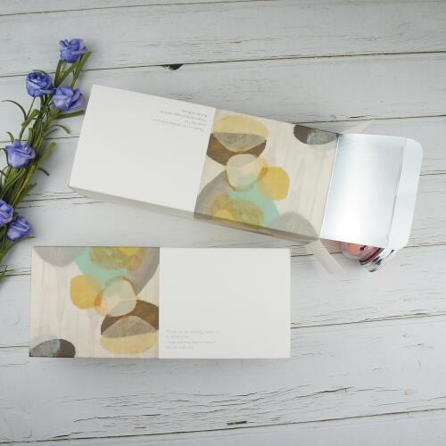 20.5*8.5*5.5cm 10pcs Abstract painting silver Paper Box cookie Macaron Storage Boxes Christmas Birthday Party Gifts Packaging