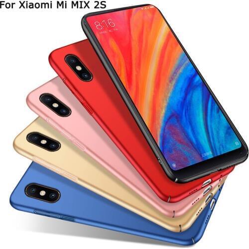 For Xiaomi Mi MIX 2S Case Hard PC Back Cover Case Back Hard Case For Xiaomi Mi MIX2 S Protective Full cover Frosted CaseS