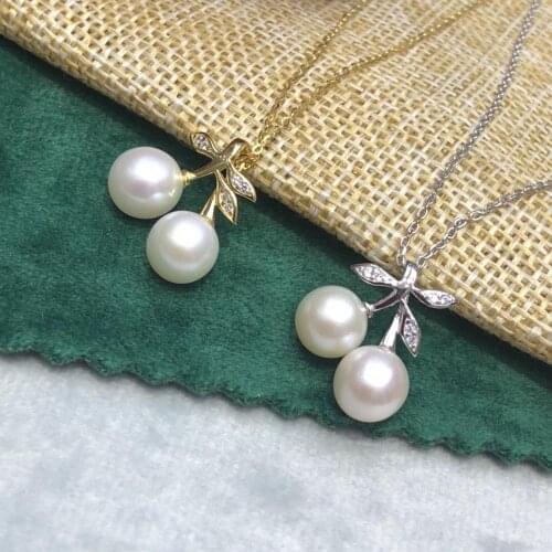 TWO PEARL 925 Sterling Silver Pendant Base Settings Mountings Findings Parts for Pearl Coral Jade Beads Stones Crystal