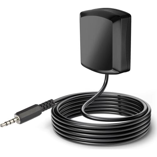 Eightwood Car Active GPS Antenna 3.5mm Male Plug Connector 300cm Extension Aerial for AUKEY Papago Thinkware Apeman Dash Cams