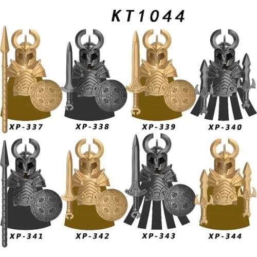 Building Blocks Medieval Knights Soldiers Military Asgard Dwarfs Strong Orc Bricks Educational Toys For Children KT1044