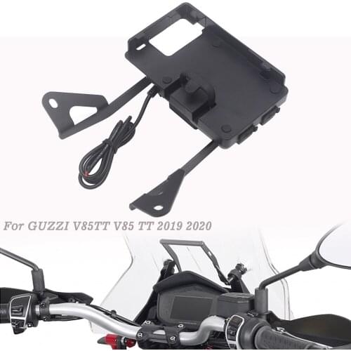 Motorcycle GPS SMART PHONE Plate Bracket Adapt Holder Navigation For MOTO GUZZI V85TT V85 TT 2019 2020