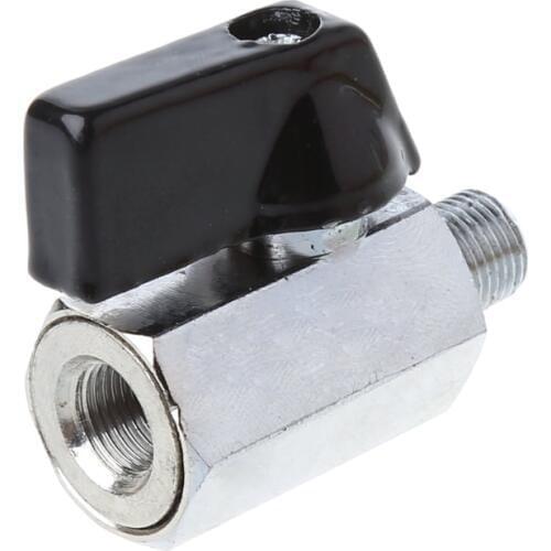 Brass Mini Ball Valve 1/8" BSP Male to Female Thread Air Compressor Hose 1.6Mpa