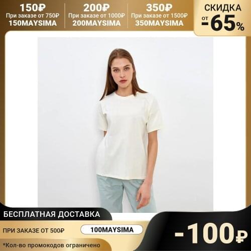 Женские однотонные футболки MINAKU China At AliExpress