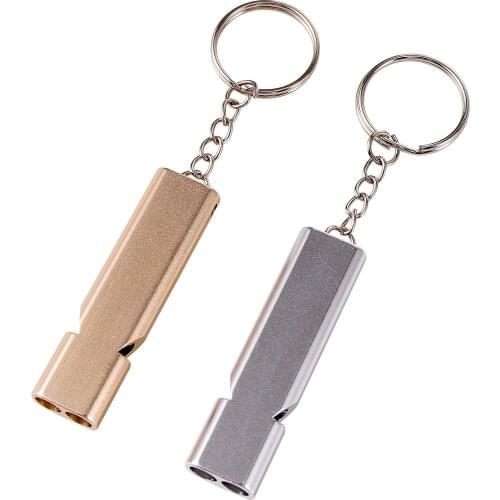 Multifunctional Animal Training Whistle Dogs Cats Bird Training Whistles Portable Metal High Decibel Outdoor Survival Whistle