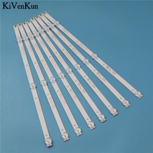TV Lamp Kits LED Backlight Strips For Philips 43PFT4002/05 43PFH4082/96 LED Bars Bands 4708-K43WDC-A1113N11 Rulers K430WDC1 A1
