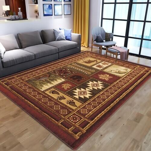 Nordic Parlor Art Rug Child Play Mat Soft Flannel Modern Home 3D Printing Gothic Large Carpets for living room Bedroom Area Rugs