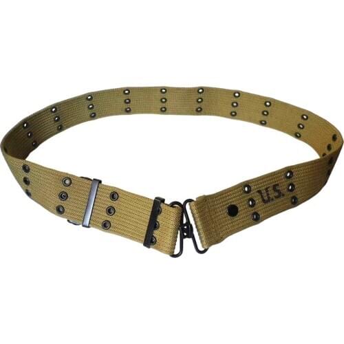 OUTDOOR WW2 US AMRY WEBBING STRAP EQUIPMENT M1936 CANVAS BELT ADJUSTABLE