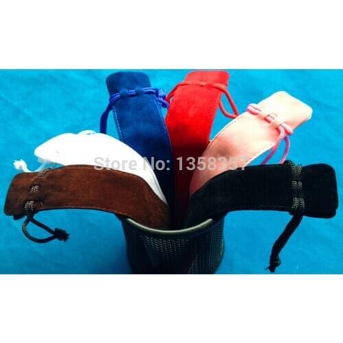 500pcs/lot velvet jewelry pouch velvet pouch pen pouch velvet recording pen pouch ball pen soupspoon bag customize wholesale