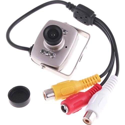 VERYSMART 600TVL Mini Super Color Security Camera Video Audio indoor Surveillance Cameras